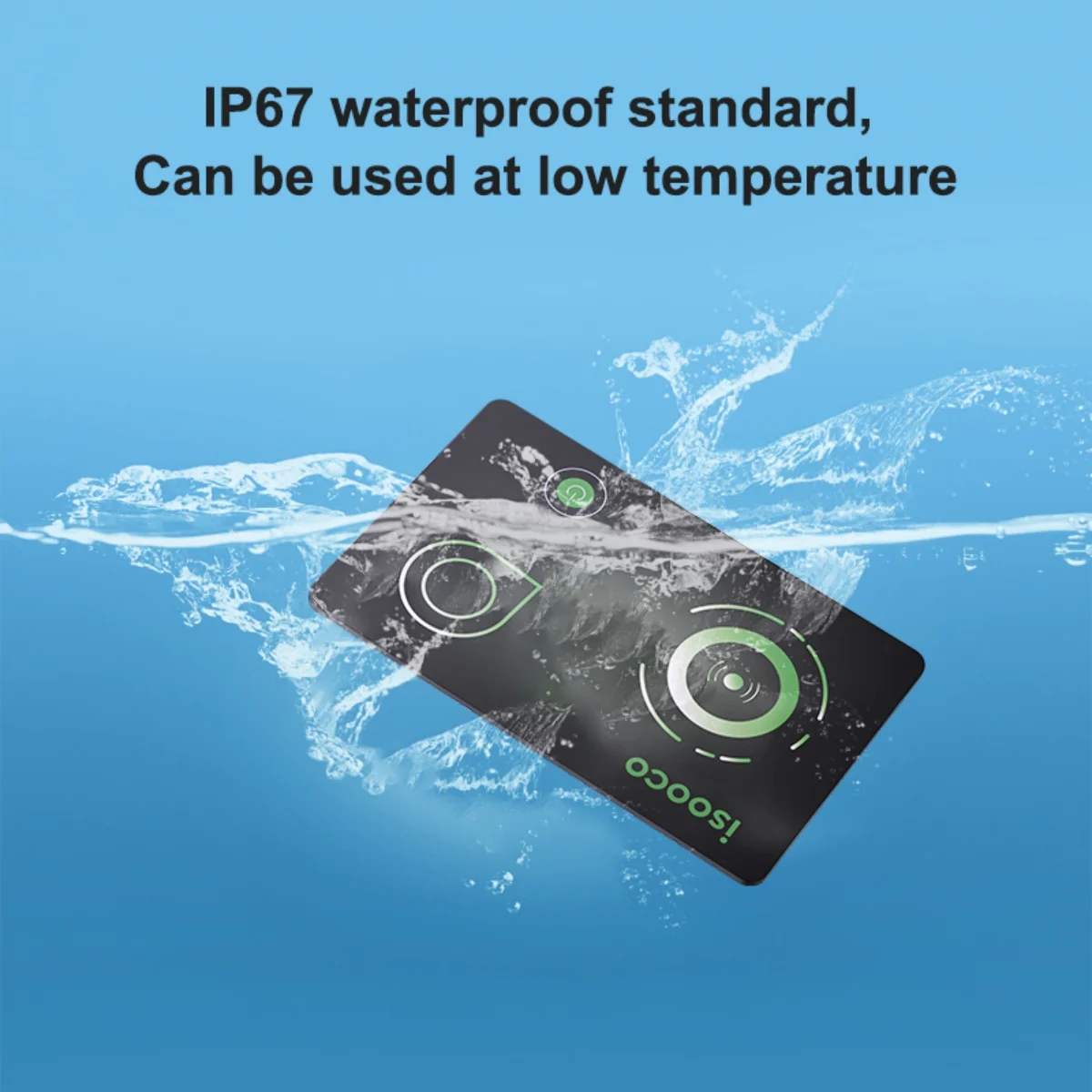 1/2 قطعة بطاقة تتبع بلوتوث للشحن اللاسلكي isooco (iOS فقط، وليس Android)، علامة الموقع الذكي، جهاز تعقب عالمي، مكتشف العناصر