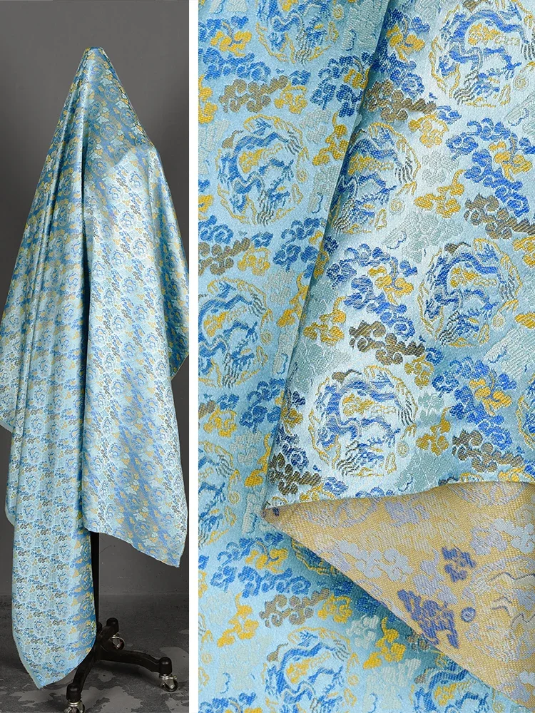 

Парчовая ткань Жаккардовая модная одежда Ткань на метр Новый китайский стиль Ткань «сделай сам» Швейный материал оптом