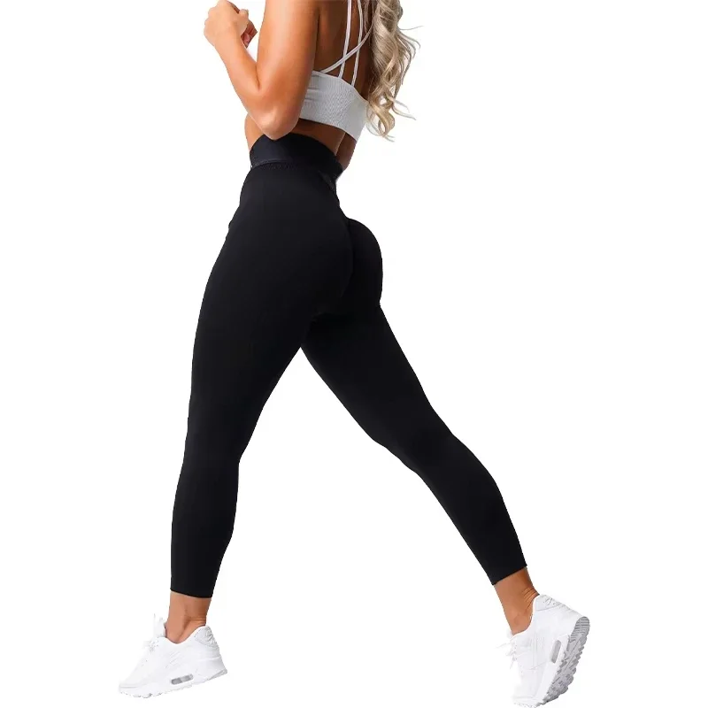 New Sport Seamless Leggings Spandex Tights Woman Fitness Elastic Breathable Hip-lifting Leisure Sports Running leggings image 3