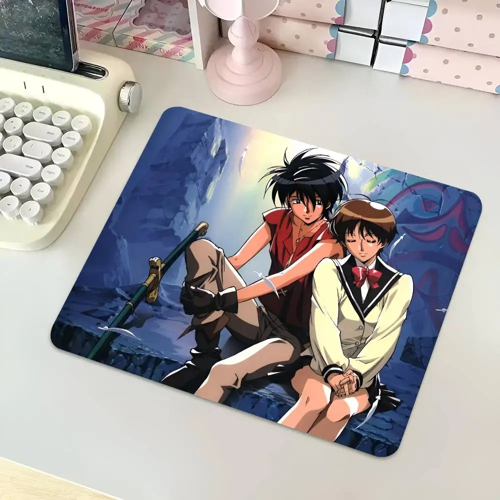 The Vision Of Escaflowne Mousepad Small LockEdge Mouse Pad For Gamers Computer Desk Pad Rectangular Anti-slip Rubber