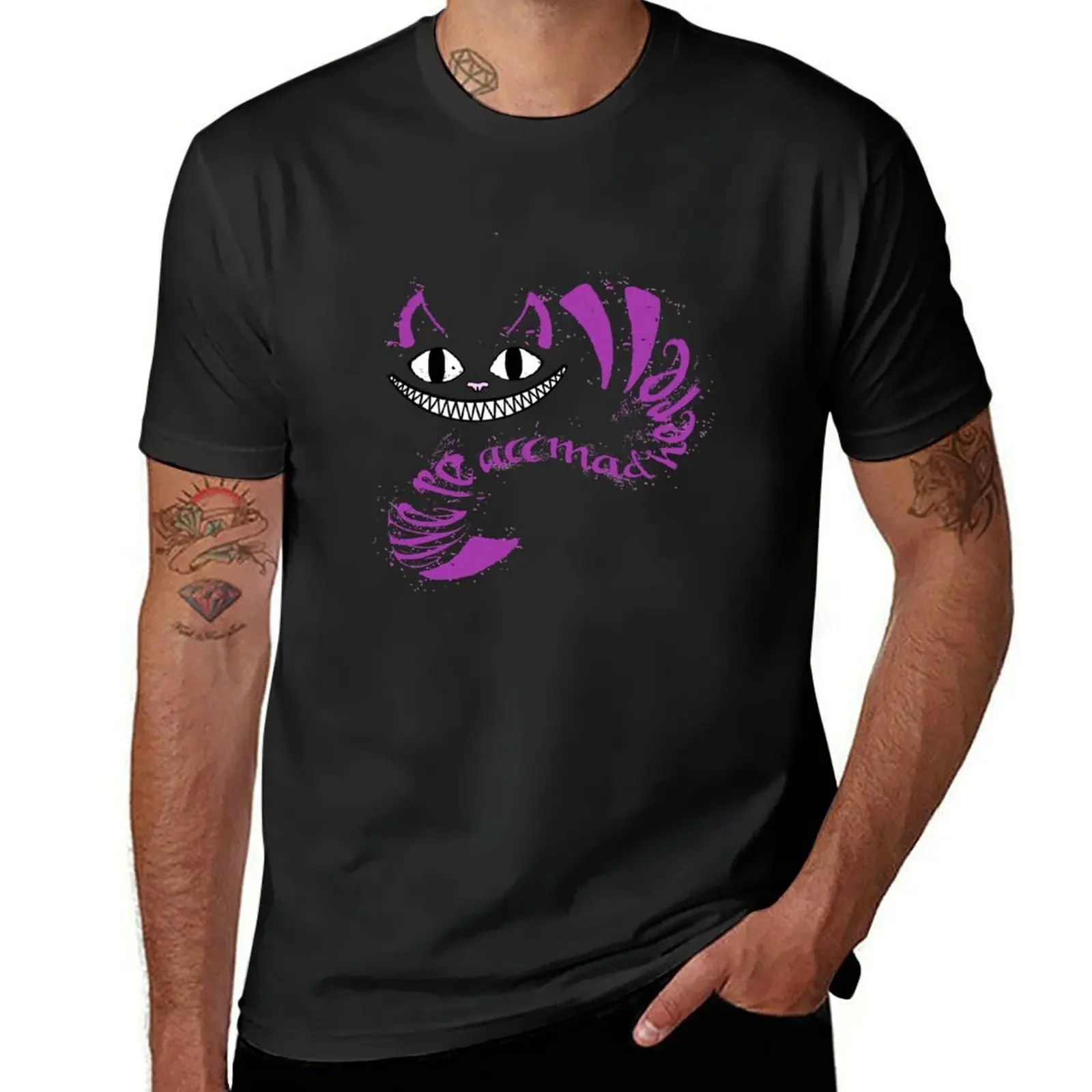 We're All Mad Here T-Shirt blacks essential t shirt shirts graphic tee men