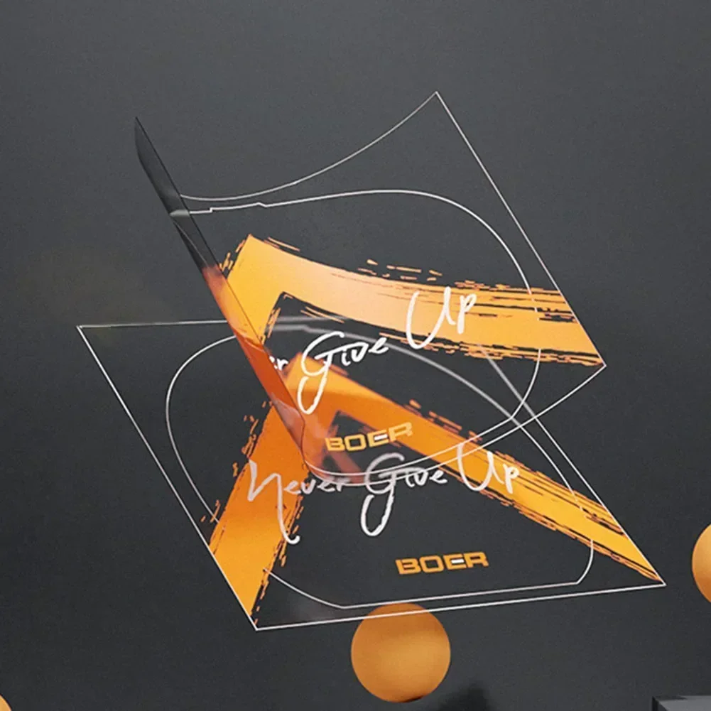 2 Pieces Table Tennis Film PVC Transplant Self-Sticky Table Tennis Rubber Protective Adhesive Film Protection Table Tennis Parts - Image 6