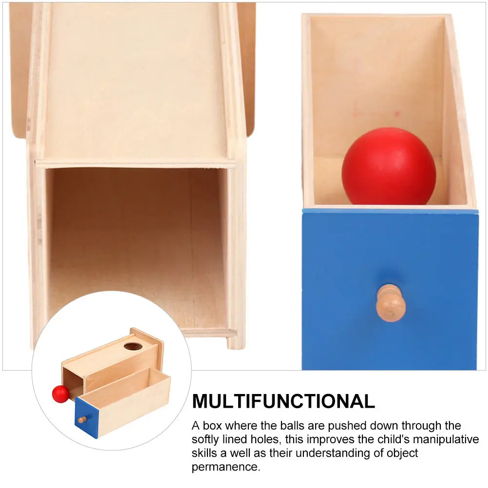 

1Set Natural Wood Sensory Training Device for Toddlers Supports Discovery Hand-Eye Coordination Fine Motor