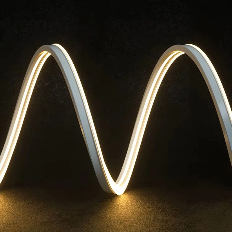 Waterproof 4mm Ultra Narrow Silicone LED Neon Strip Light 5M Flexible Cuttable Neon Rope Light Indoor Outdoor Linear Wall Decor