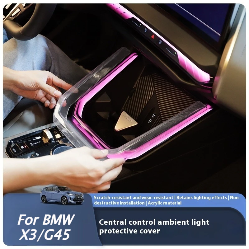 

Fit For BMW X3 G45 2025 Central Control Ambient Light Protective Cover Transparent Scratch-Resistant Wear-Resistant