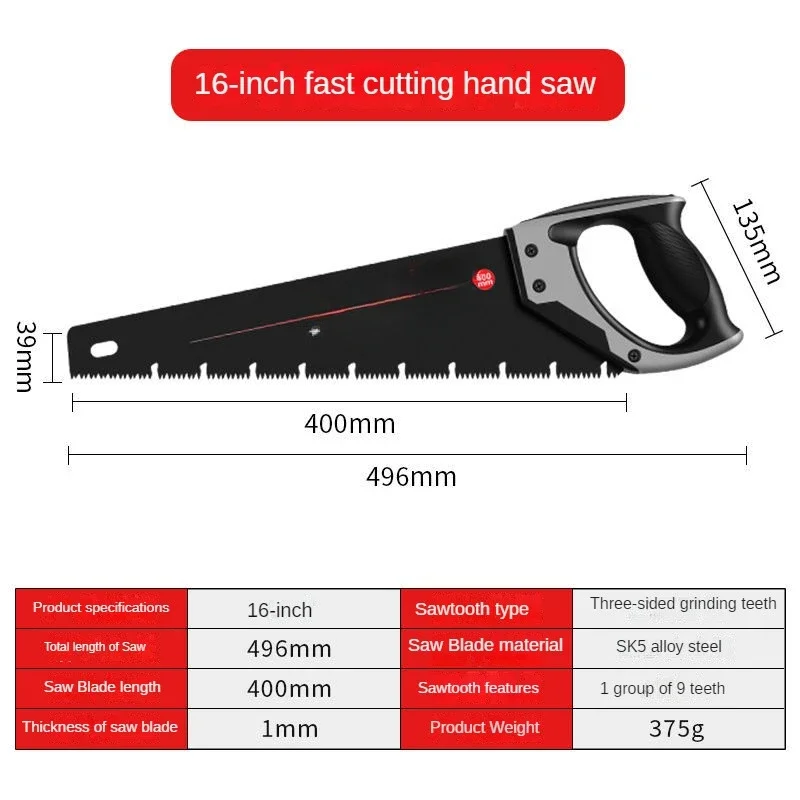 Logging saws quick hand saws multifunctional hand tools household pruning garden fruit trees outdoor camp wood saws