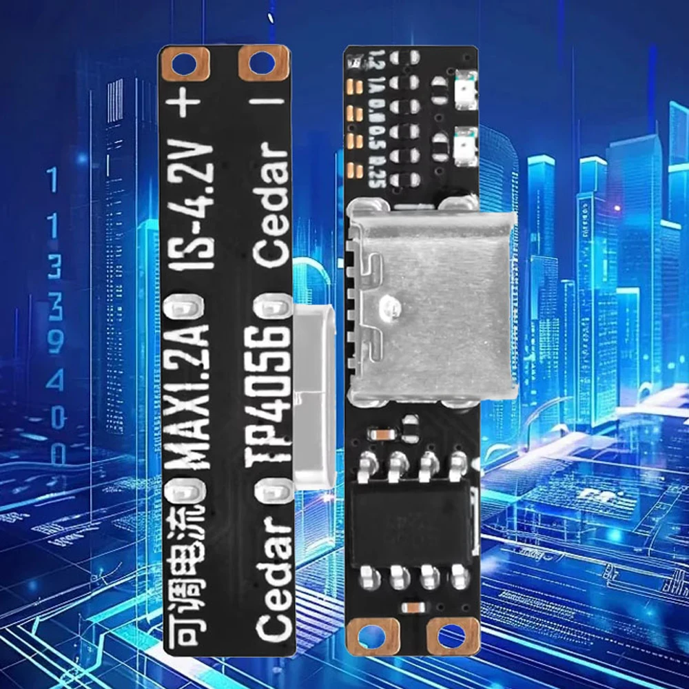 4.2V 1A Charger Converter: For Ultra-Narrow Ultra-Ternary Lithium Batteries (Type-C Interface)