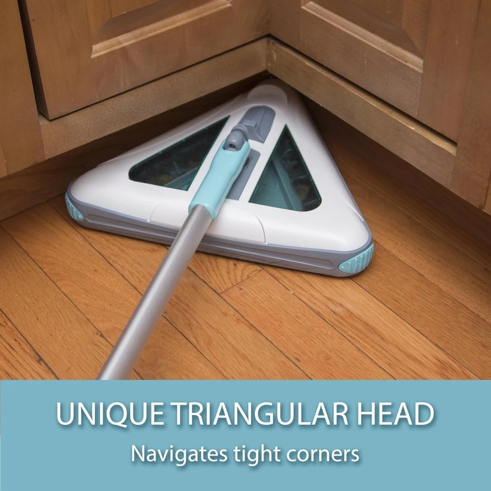 

Furniture Sweeper Standard - 2025 New and Improved Lightweight Sweeper, Perfect for Short Carpet Hardwood and Tile, Triangular