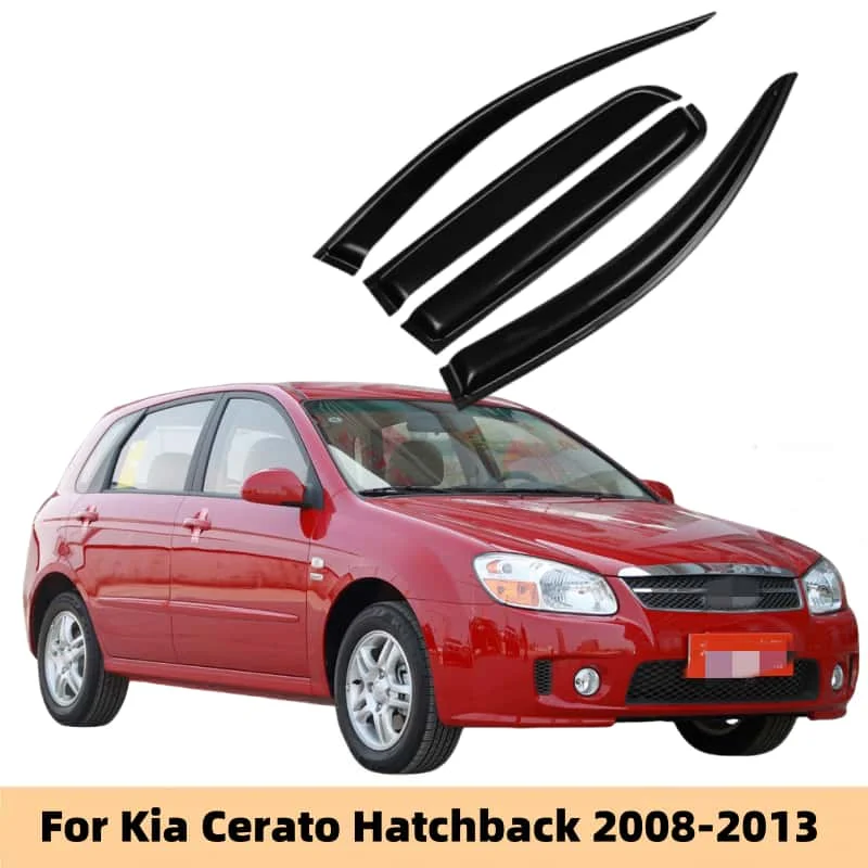 For Kia Cerato Hatchback 2008 2009 2010 2011 2012 2013 Car Styling Accessories Window Visor Deflector Window Rain Guard Cover