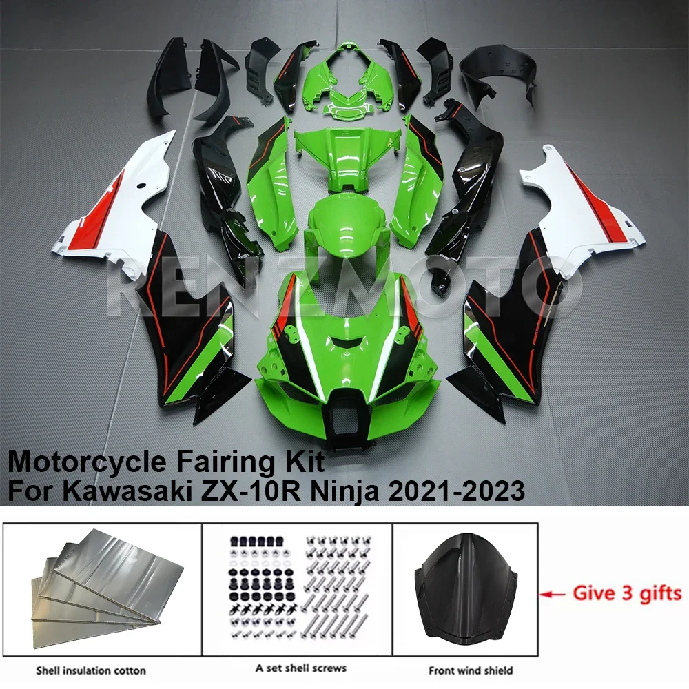

Обтекатель для KAWASAKI ZX10R 2021-2023 Ninja R/Z KZ3X01, комплект кузова мотоцикла, декоративная пластиковая защитная пластина, аксессуары, корпус