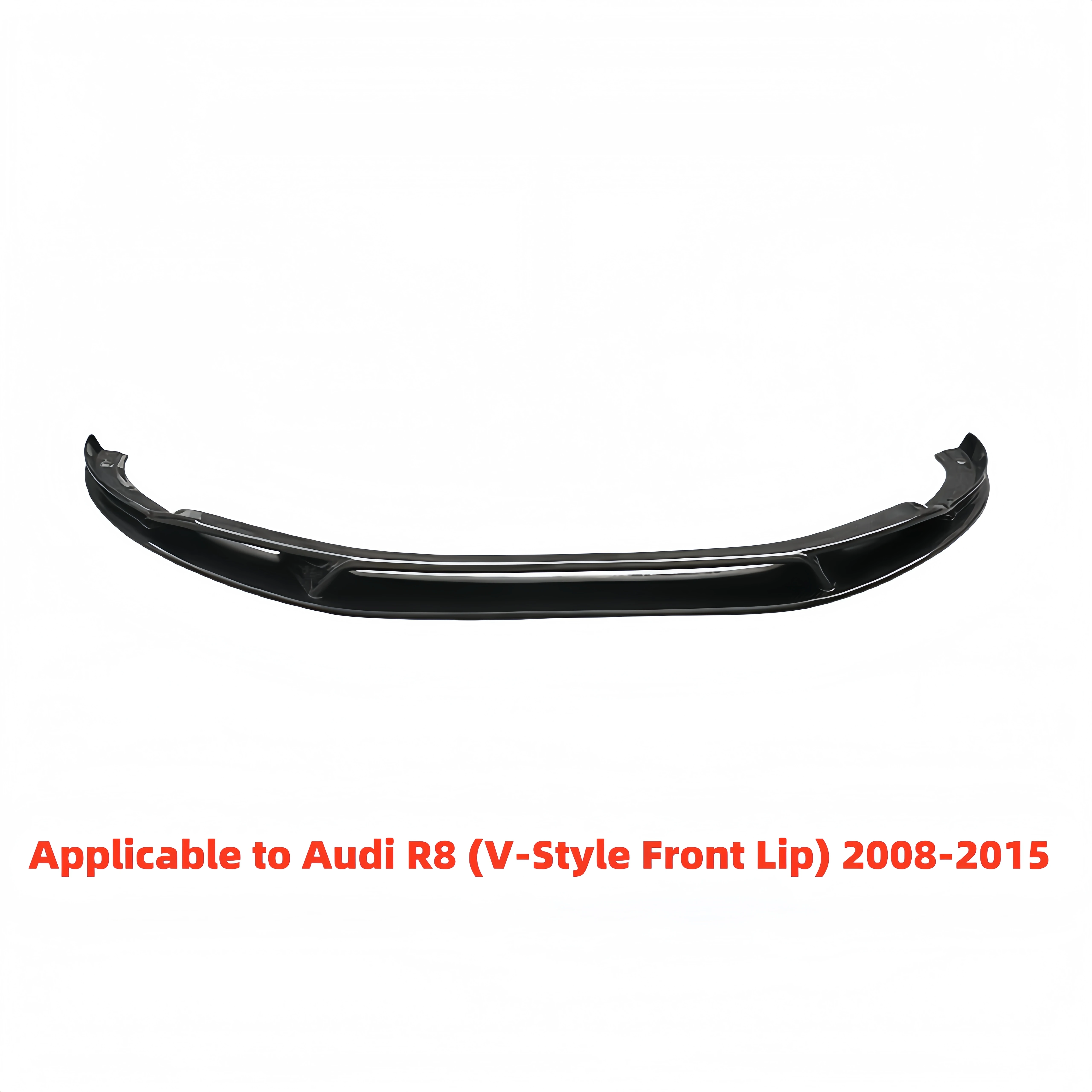 Modern Style Old Model  R8 Carbon Fiber V-Style Front Lip and Bumper New Chin Surround Modification Accessories Upgrade Kit