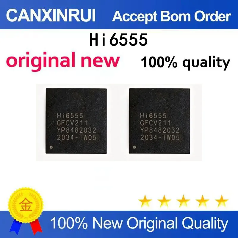 

(5-100 шт.) Совершенно новый оригинальный чип Hi6555 V211 BGA в наличии.
