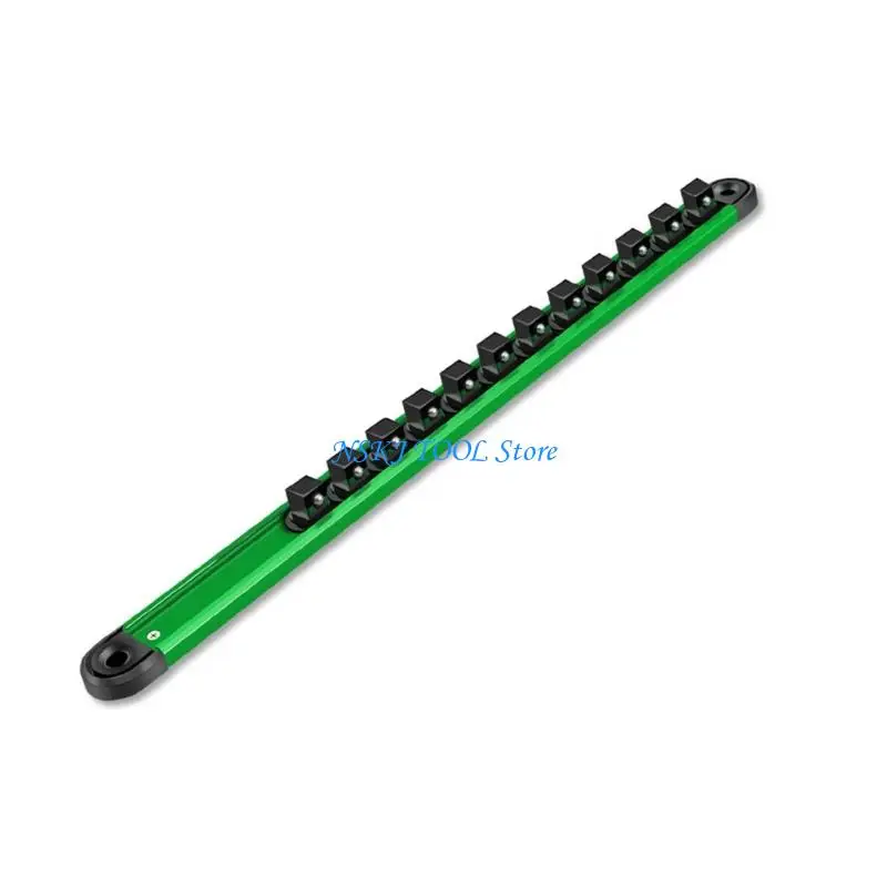 L8RC Socket Organization 1/4 3/8 1/2inch Socket Clip Holder Socket Rack Tray Hand Tool Kitchen Equipment