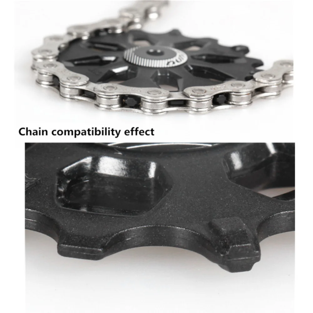 FOVNO 12T 14T 16T Rear Derailleur Pulley Set Wide Narrow Tooth Guide Wheel Support 7-12 Speed forSHIMANO MTB Mountain Road Bike