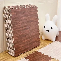 Hộp 6 Miếng 30X30Cm Xếp Hình Thảm Xốp Chơi Thảm Thảm Cho Bé Chơi Game Thảm Cho Bé Hoạt Động Tập Gym Xếp Hình Thảm hạt Gỗ Sàn Trẻ Em Thảm Chơi