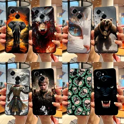 For Tecno Spark Go 1 Case Tecno Pop 9 Black Myth Wukong Shockproof Soft Silicone Back Cover For Tecno Spark Go1 Pop9 Phone Case