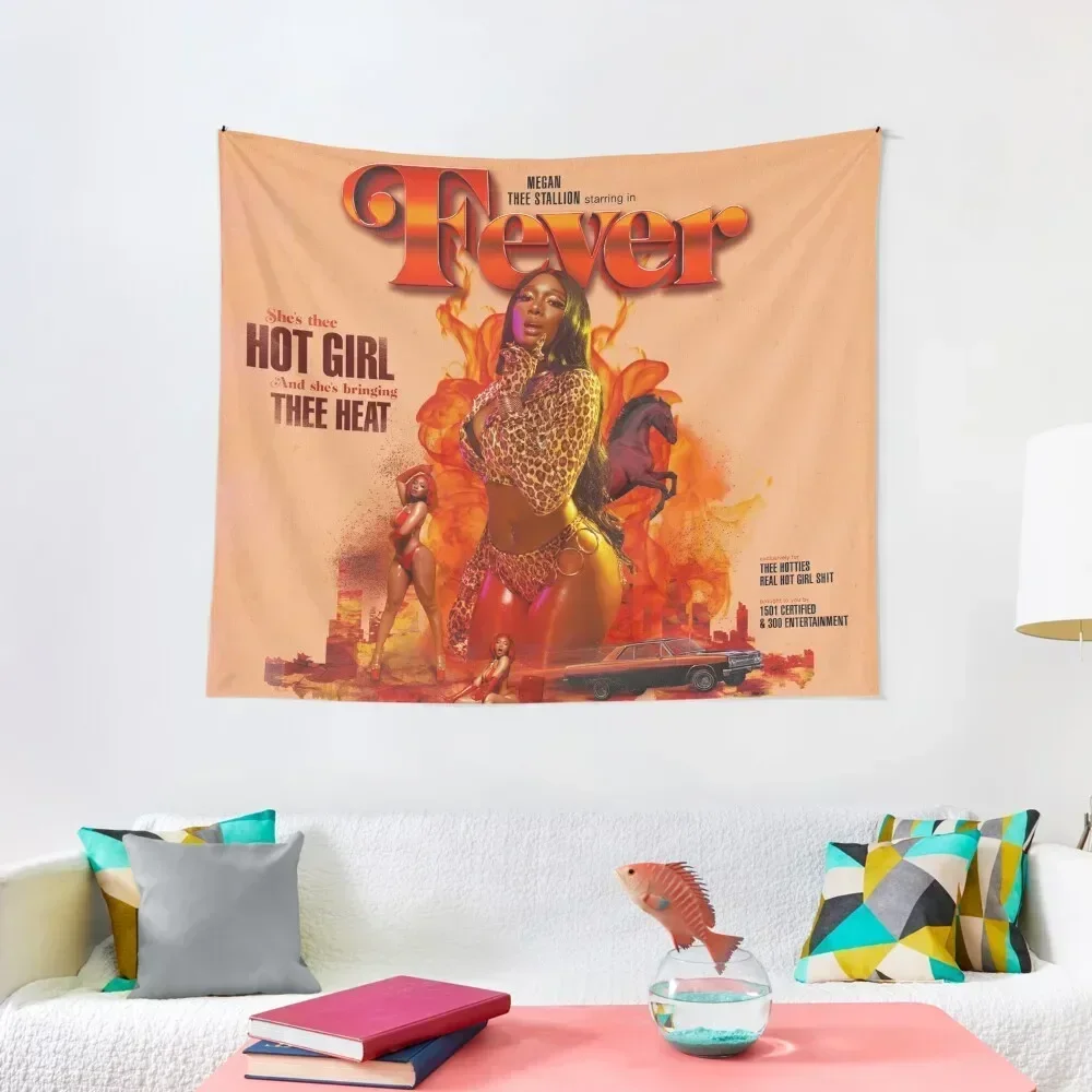 

Megan thee Stallion - FEVER Tapestry Bedroom Decor Aesthetic Decorations For Room Things To The Room Wall Tapestries Tapestry
