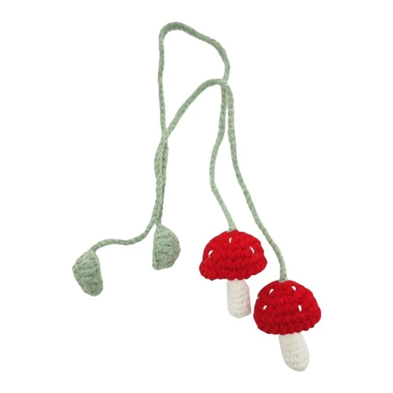 

2pcs Designs Crochet Car Mircor Accessories Car Интерьер подвесные чары