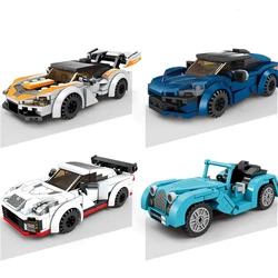 2024 New Racing Car City Speed Champions f1 Sports Model Building Blocks Bricks great fast Classic Rally Super Racers Vehicles