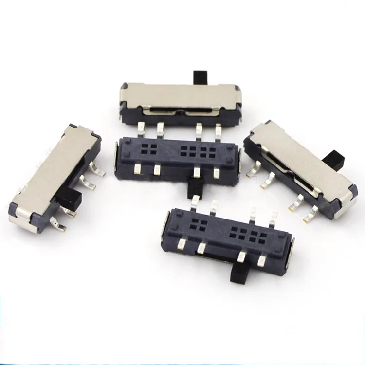 3speed side press double-row eight-pin patch environmental protection micro-toggle switch SK07E-A-H2