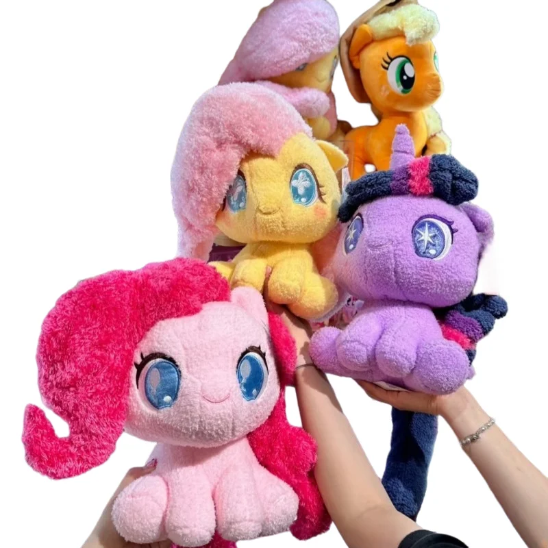 

Плюшевая игрушка Kawaii My Little Pony 30/40 см: Флаттершай, Эпплджек, Твайлайт Спаркл, Пинки Пай – мягкая подушка-кукла, подарок для детей на Рождество