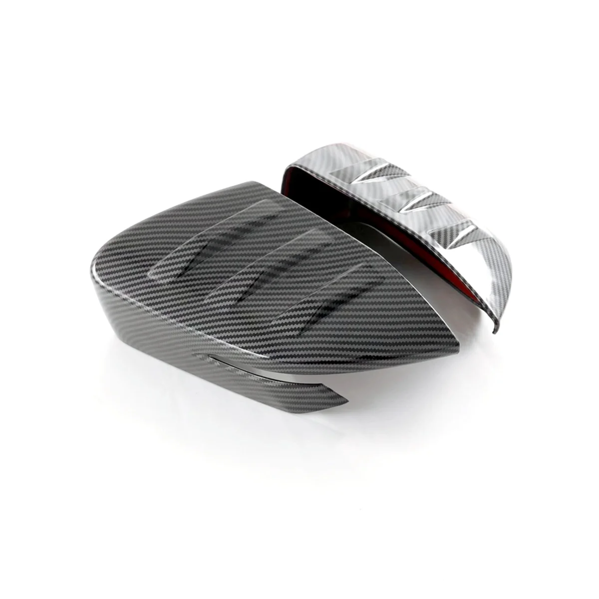 

For Changan UNIV UNI-V 2023 2024 ABS Carbon Car Side Door Mirror Trim Rear View Mirror Cover Decor Accessories-A51K