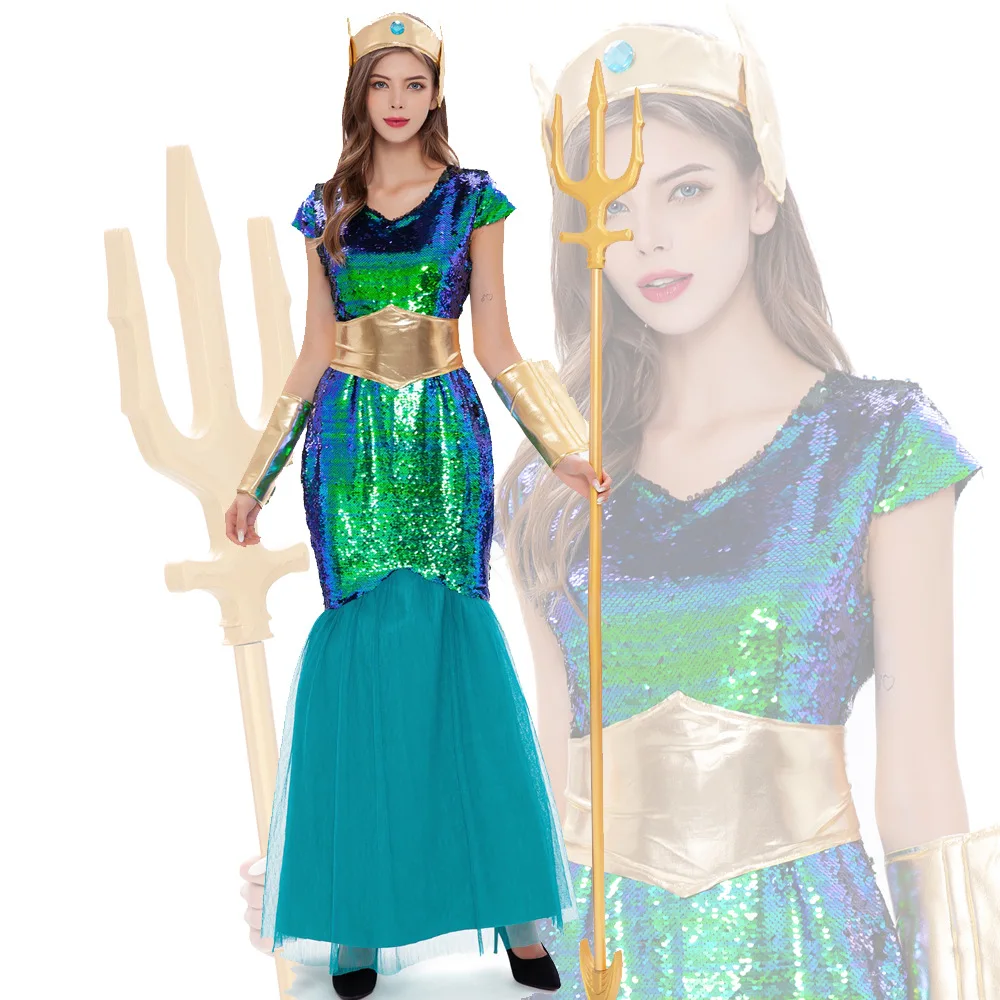 cospaly-halloween-reunion-annuelle-adulte-mythologie-grecque-et-romaine-deesse-naga-sirene-dieu-de-la-mer-costume-habillage-tenue