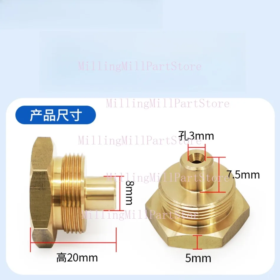 WEDM Guide Water Cover Increase High Copper Water Nozzle Clog for Ruijun Sevis SSG Wire Cutting Middle Silk Machine Accessories