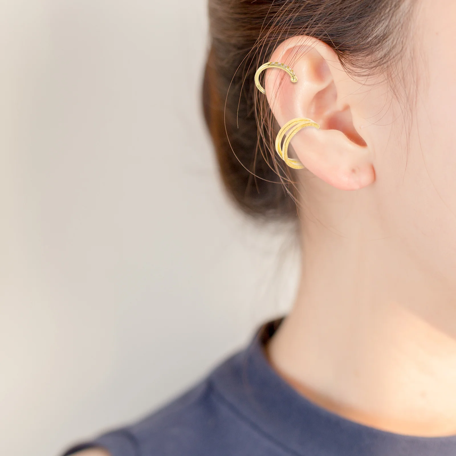 

8Pcs Ear Cuff Nose Cuff Set for Women Minimalist Non Piercing Body Jewelry Clip on Fashion Statement Party Accessories