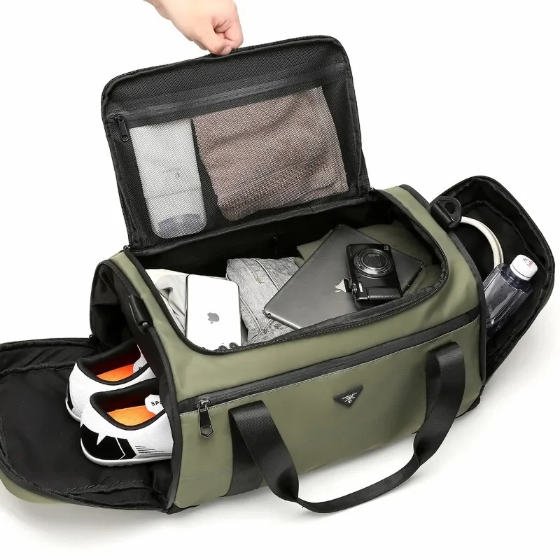 

Large Capacity Travel Handbags Men Casual Lightweight Crossbody Bags For Men Luggage Storage Handbags Outdoor Business Totes