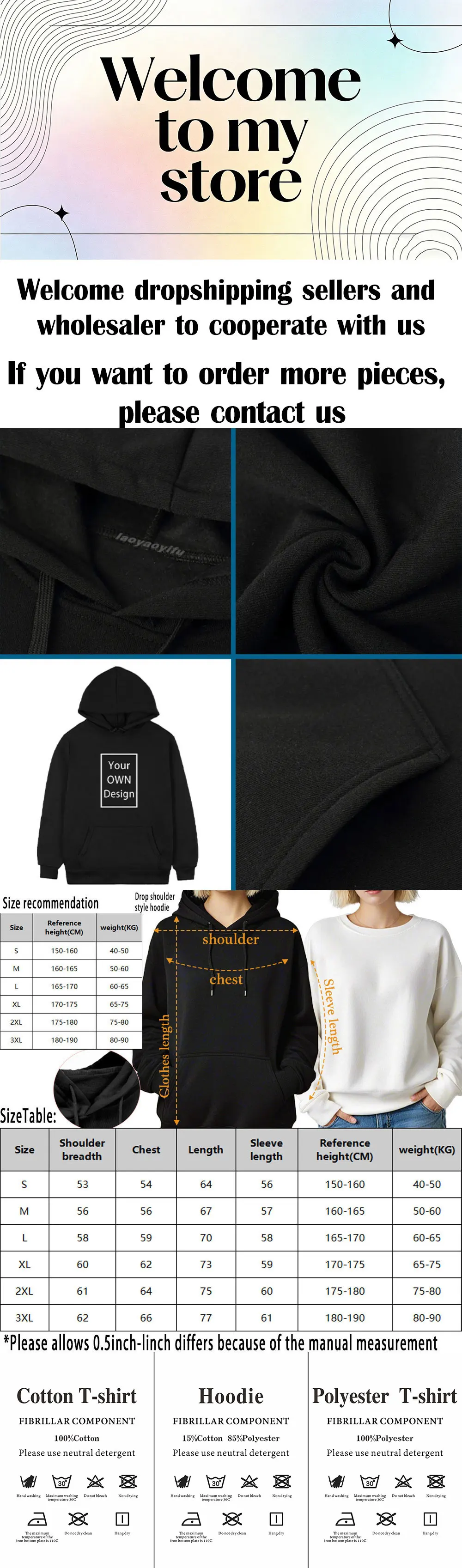 2025 Student Casual Customized Printed Text DIY Hoodie Custom Personalized Hoody Custom Hoodies Text Sweatshirt Tops