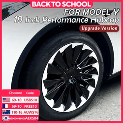 4PCS HubCap Performance for Tesla Model Y Wheel Caps 19 Inch  Automobile Replacemen Hub cap Full Rim Cover Accessories 2020-2024