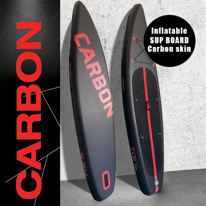 11 feet double layer custom inflatable carbon sup surfboard stand up paddle board