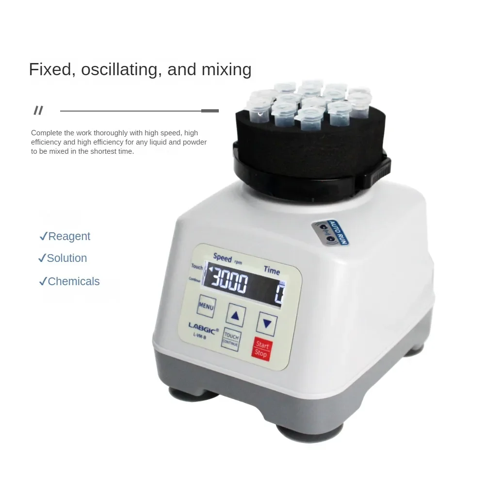 LABGIC-Lab Induction CNC Vortex Mixer Set, Multifuncional Vortex Mixer, Agitador Vortex, Misturador Rotativo CNC, Material Escolar