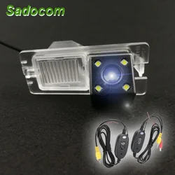 HD Car CCD 4LEDS Night Vision Backup Rear View Reversing Camera Waterproof Parking For Ssangyong Rexton Kyron Korando Actyon