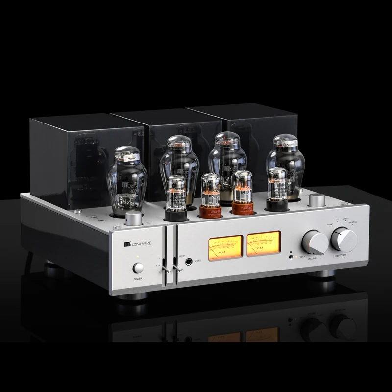 MUZISHARE X9 Professioneller High-End-Transistor-Leistungsverstärker 6SN7*2 6SL7*2 274B*2 300B*2 Haushaltsempfänger und Verstärker
