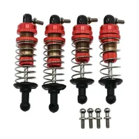 4Pcs Metal Oil Shock Absorber For SG1603 SG1604 SG1605 SG1606 UDIRC UD1601 UD1602 UD1603 UD1604 1/16 RC Car Upgrade Parts