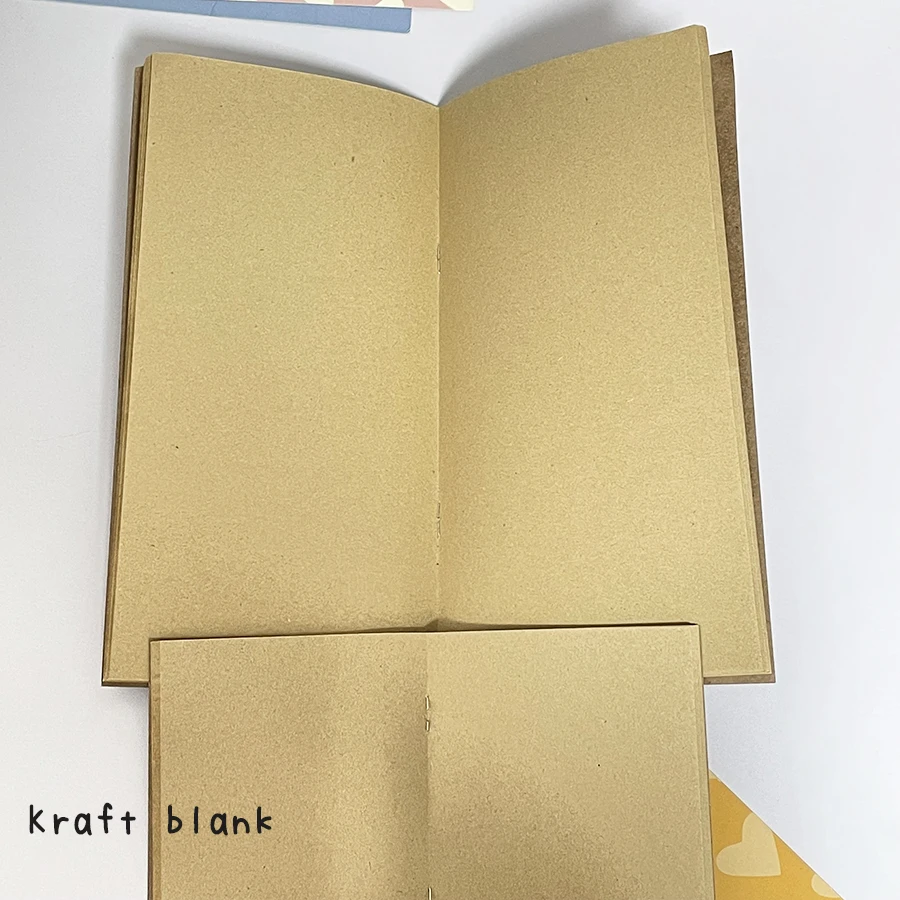 Cuaderno de viaje Sharkbang TN Passport, 32 hojas de papel de recambio en blanco/kraft, diario