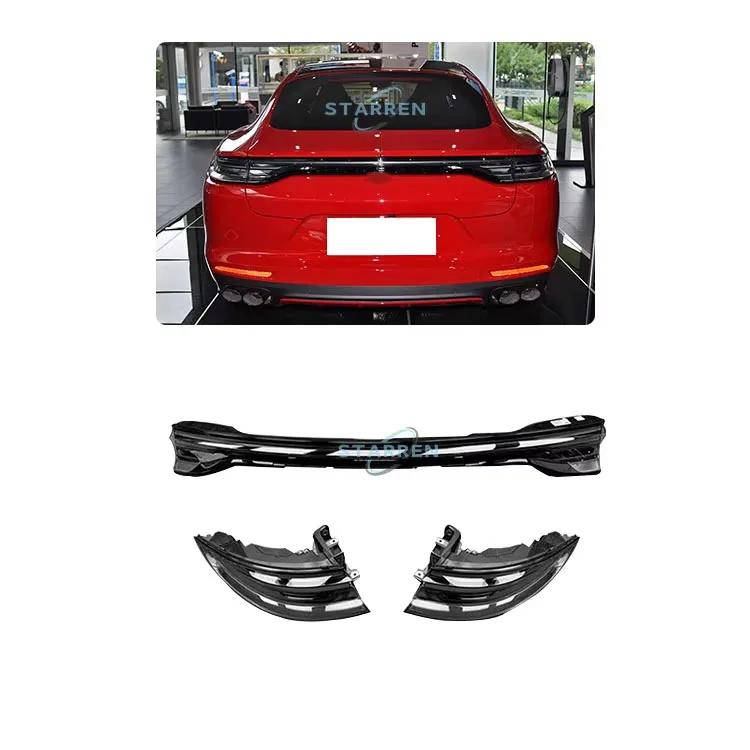 

High-quality LED Taillights for the 2017-2023 Model Year Run-through Upgraded Black Taillights for Porsche Paramera