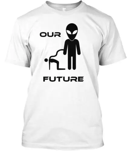 

Alien Invasion The Future T-Shirt Made in the USA Size S to 5XL