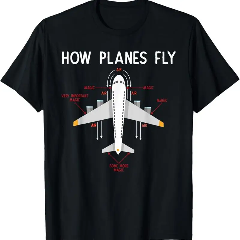 Aerospace Engineer Funny T Shirt How plane Fly