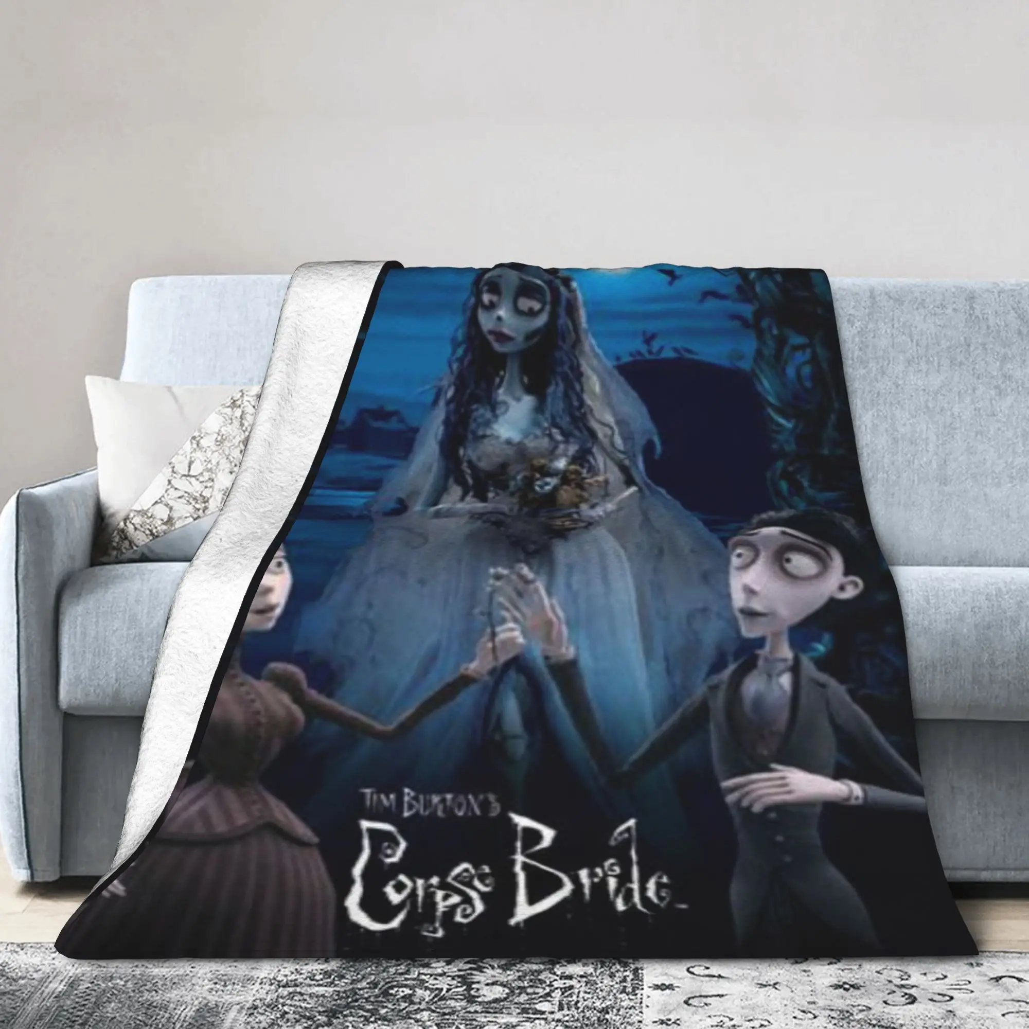 

Новое поступление, корпс невесты, мультяшный фильм, одеяла, ультра-мягкие фланелевые удобные одеяла, можно стирать в машине