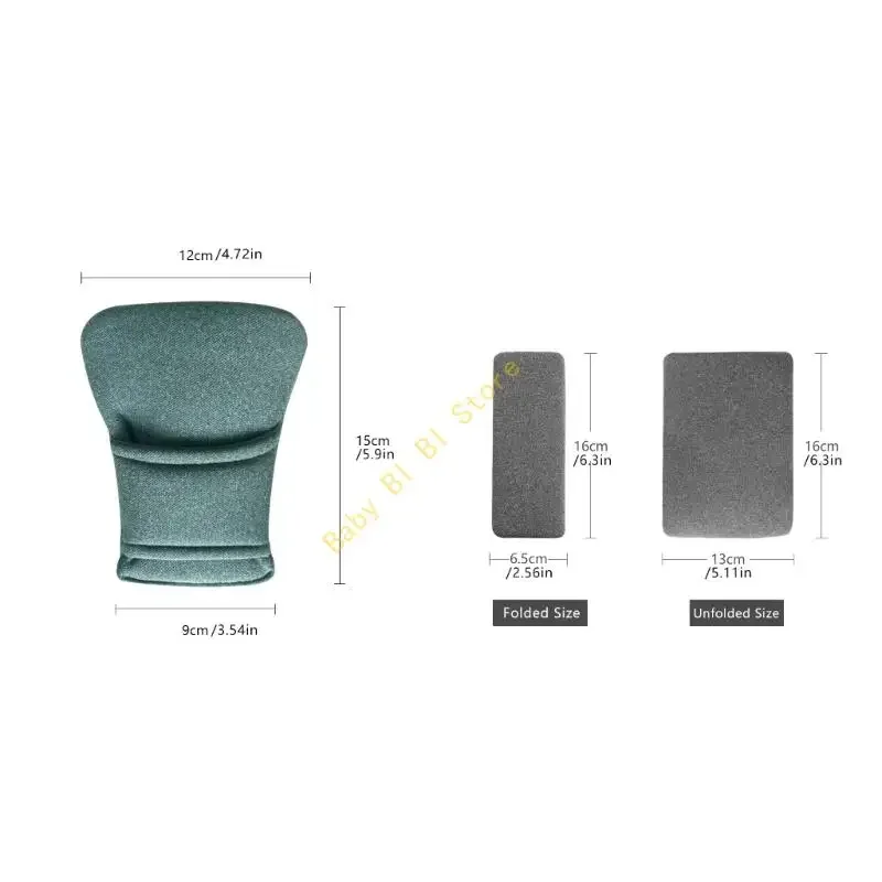 Strollers Shoulder Strap Protectors Crotch Mat No Tool Needed Comfortable Padding Machine Washable For Newborns Toddler 11UC