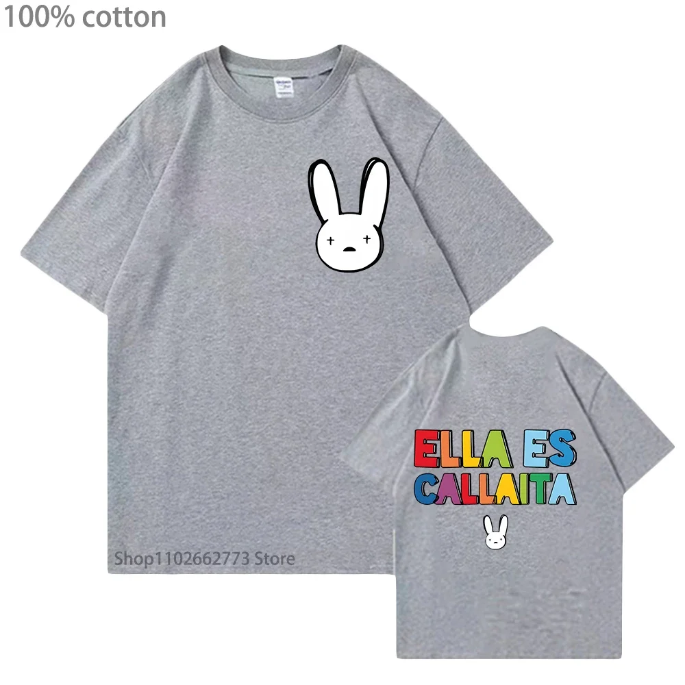 سيئة الأرنب تي شيرت الهيب هوب الملابس 100% القطن النساء الصيف تي شيرت لينة تي شيرت النساء الرجال Un Verano Sin Ti الجرافيك تي شيرت