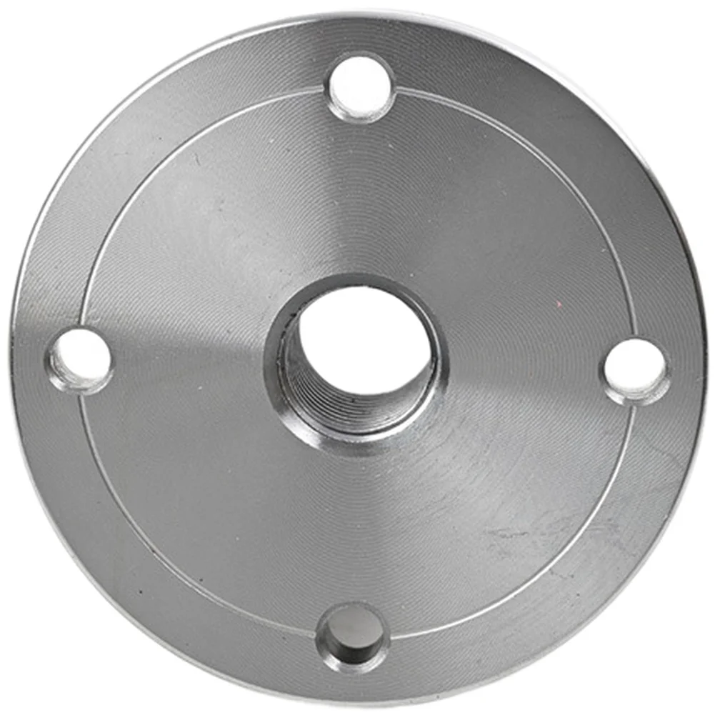 1pc 3inch Woodworking Machine Chuck Face Plate For Lathe 34'' X16TPI Spindle Thread Wood Lathe Steel Faceplate Accessories