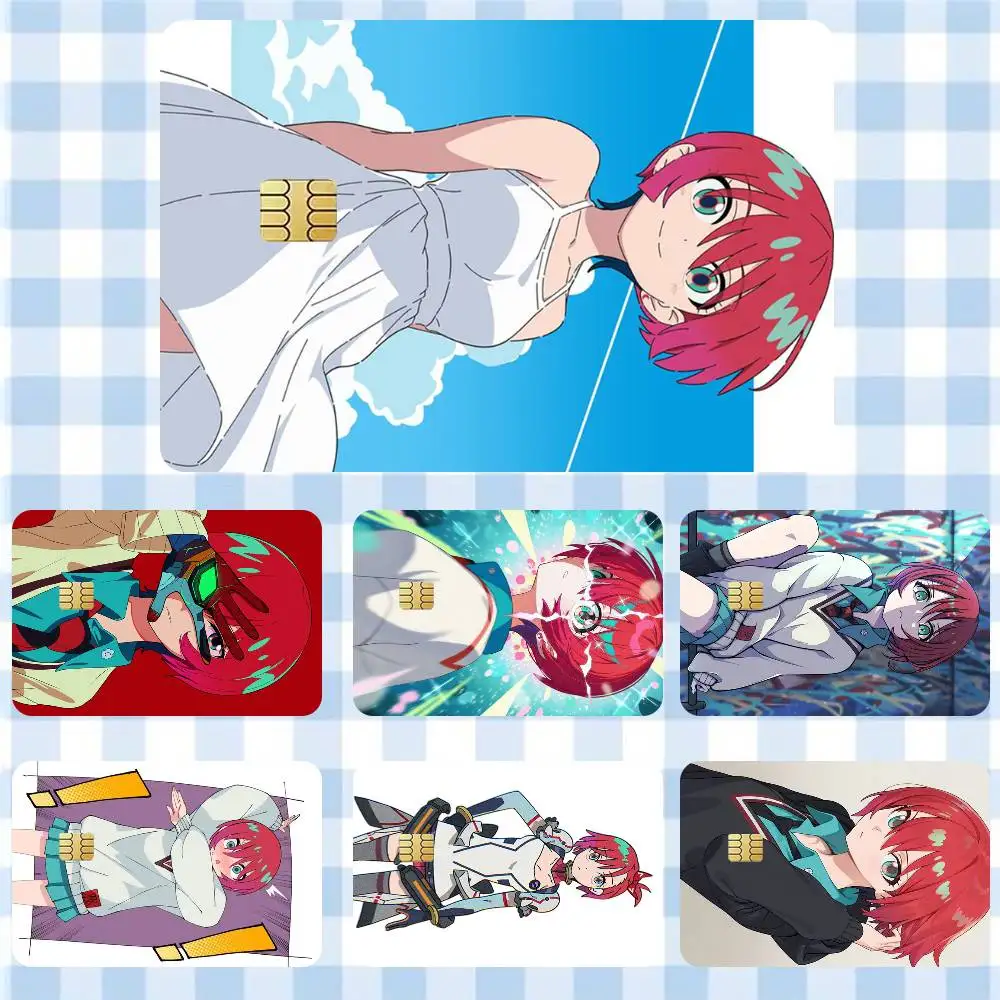 

Amate Yuzuriha Machu Sticker Film Tape Skin for Credit Card Debit Card Cartoon Waterproof Stickers