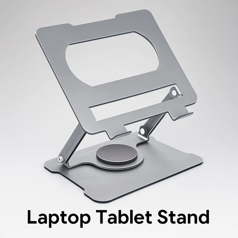 

360° Rotation Rotatable Laptop Stand Heat Dissipation Multi Angle Laptop Holder Foldable Metal Laptop Metal Bracket Desk Holder