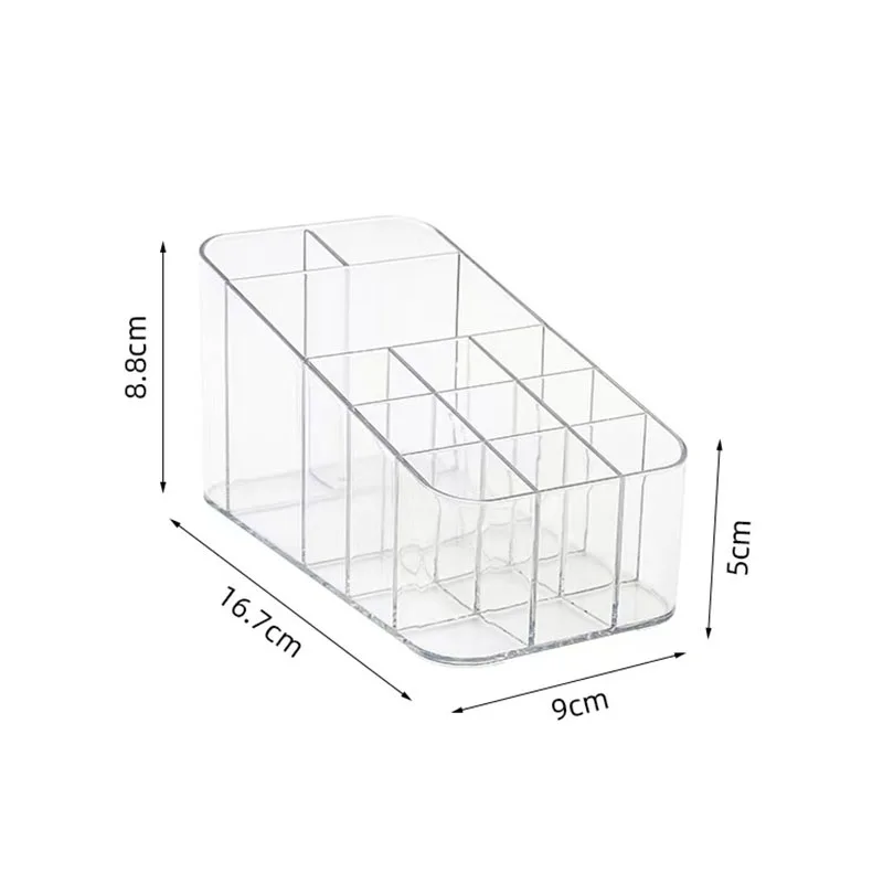 12 Slots Acrylic Lipstick Organizer Desktop Makeup Brushes Perfume Comestic Tools Organizer Lip Gloss Concealer Display Rack