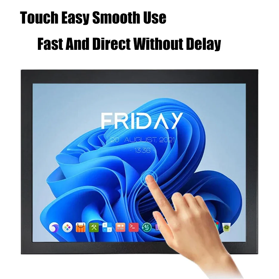 7 Inch IPS Touch Screen USB HD Connect LCD for Raspberry Pi Orange Pi Windows PC Display with Cortical Case Portable Monitor