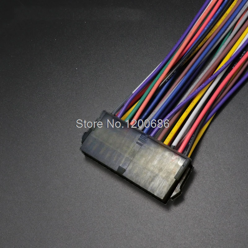 24PIN 20AWG 30CM Micro-Fit 3.0 43025 Molex 3.0 2x12pin 430202400 24 pin Molex 3.0 2*12pin 24p wire harness